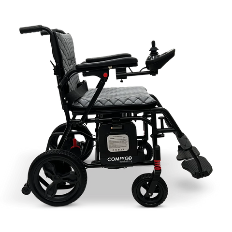 X-7 ComfyGO Ultra-Lightweight Dual Battery Electric Wheelchair