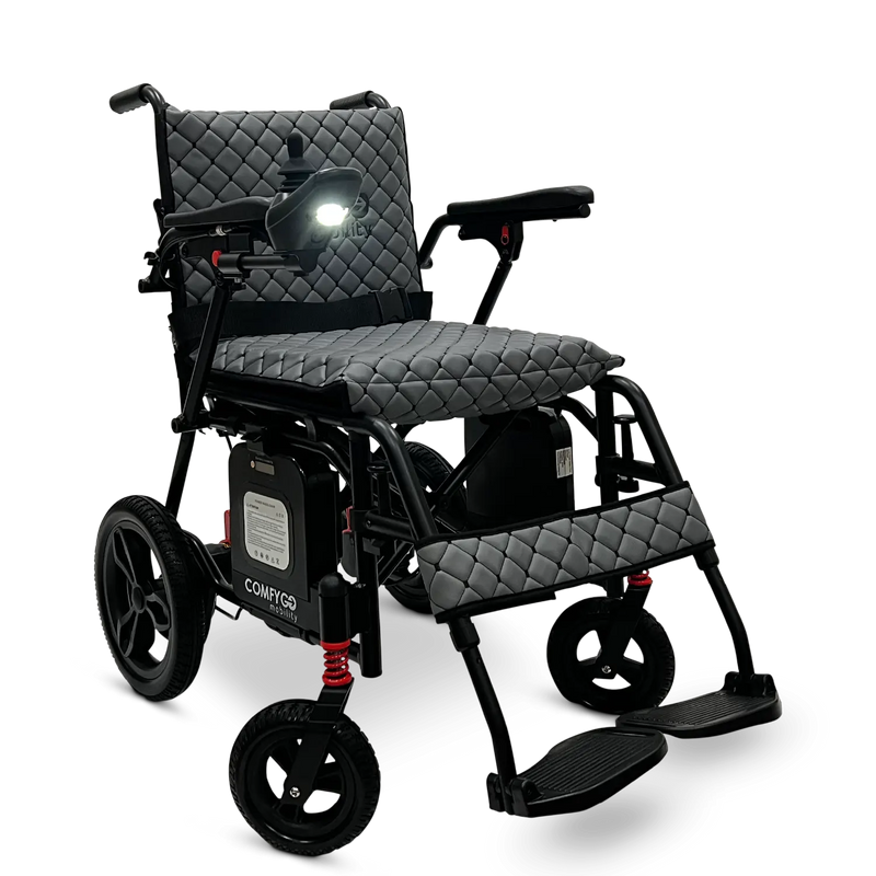 X-7 ComfyGO Ultra-Lightweight Dual Battery Electric Wheelchair