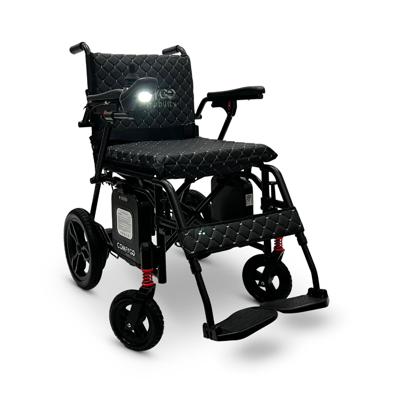 X-7 ComfyGO Ultra-Lightweight Dual Battery Electric Wheelchair
