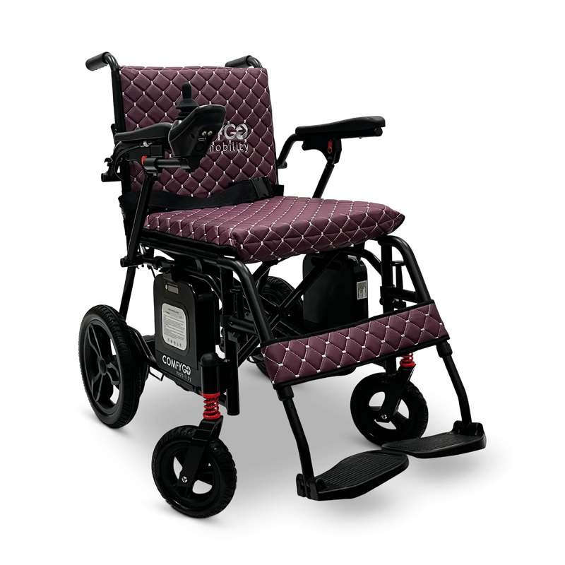 X-7 ComfyGO Ultra-Lightweight Dual Battery Electric Wheelchair