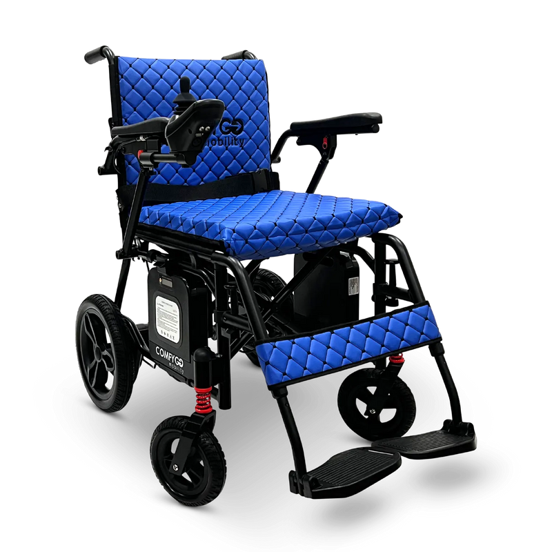 X-7 ComfyGO Ultra-Lightweight Dual Battery Electric Wheelchair