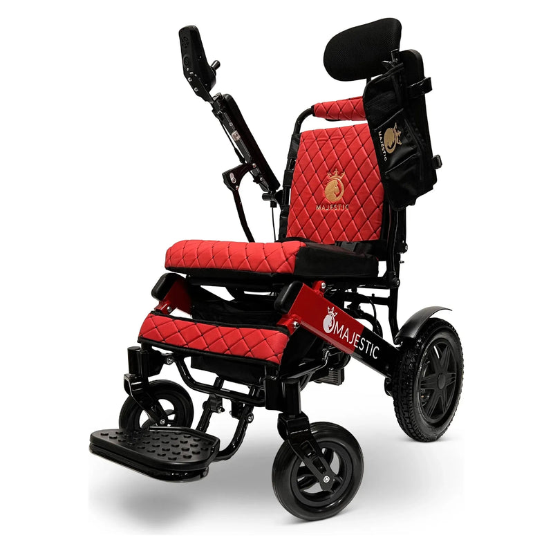 ComfyGo Majestic IQ-9000 Long Range Folding Electric Wheelchair With Optional Auto-Recline