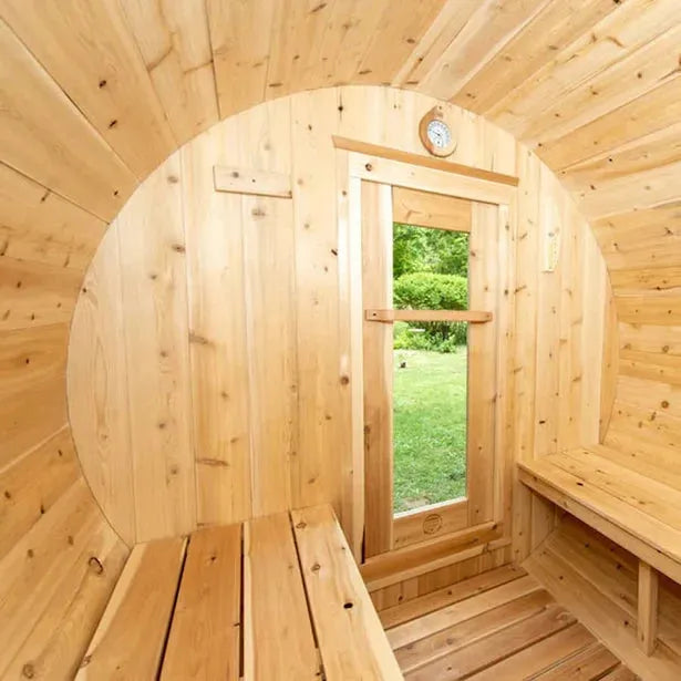 Dundalk Canadian Timber Harmony 4 Person White Cedar Sauna CTC22W