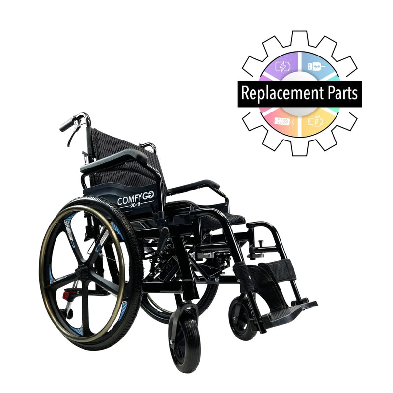 ComfyGo X-1 Manual Wheelchair Replacement Parts