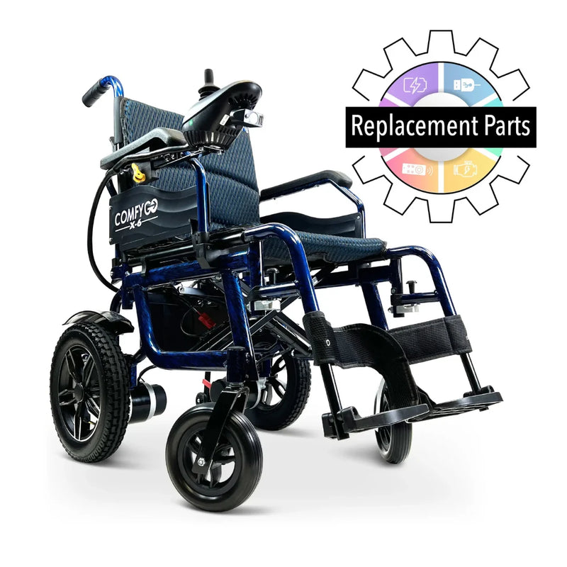 ComfyGo X-6 Electric Wheelchair Replacement Parts