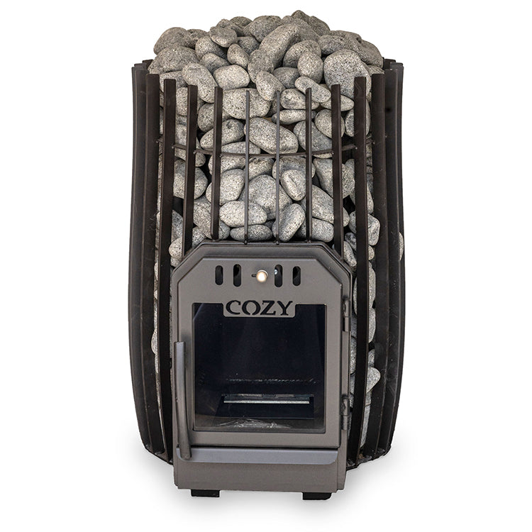 Cozy Heat SW Pkg Wood-Burning Sauna Stove Package, Up to 18kW