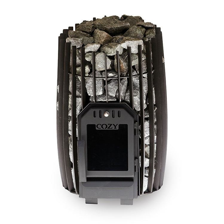 Cozy Heat SW Pkg Wood-Burning Sauna Stove Package, Up to 18kW