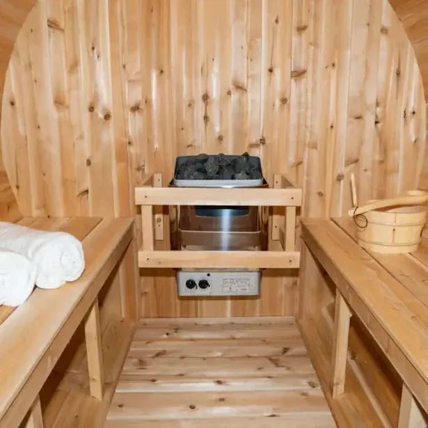 Dundalk Canadian Timber Harmony 4 Person White Cedar Sauna CTC22W