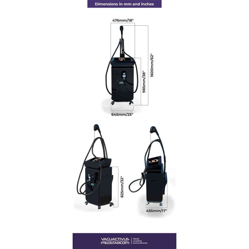 Cryonick Factory CryoStar Silhouette Body Shaper- Vacuum Massage Machine For Face And Body