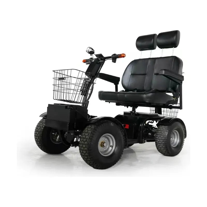Green Transporter Golf Mobility Scooter 4-Wheel Design - Cheetah Ninja