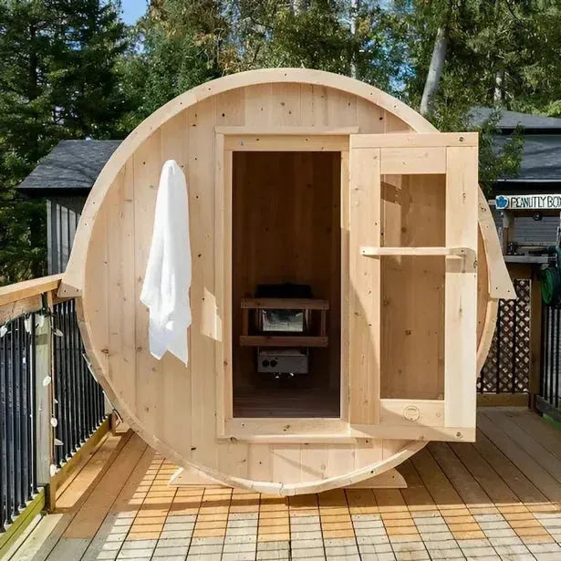 Dundalk Canadian Timber Harmony 4 Person White Cedar Sauna CTC22W