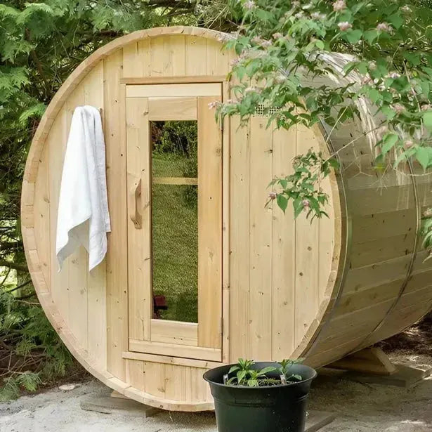 Dundalk Canadian Timber Harmony 4 Person White Cedar Sauna CTC22W