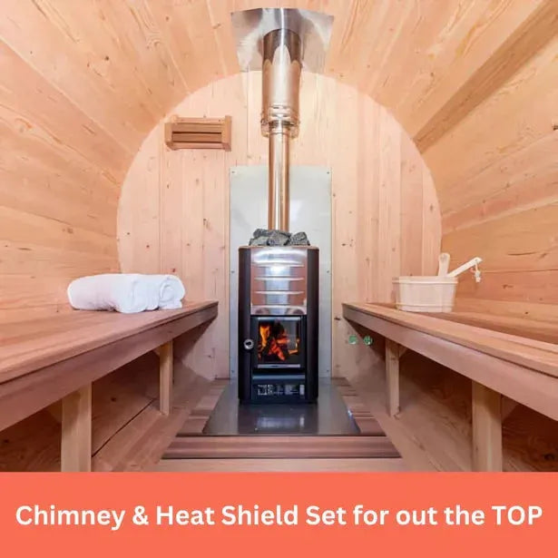Dundalk Canadian Timber Harmony 4 Person White Cedar Sauna CTC22W