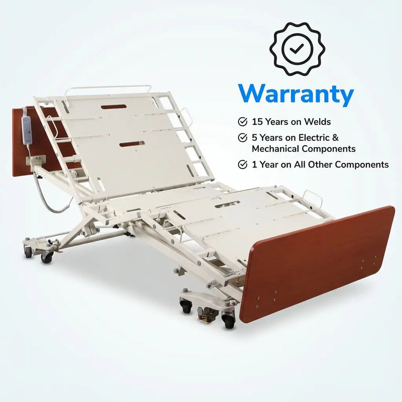 Emerald Supply Infinity Max Hi-Low Full Electric Bariatric Hospital Bed - 1000 lbs Capacity