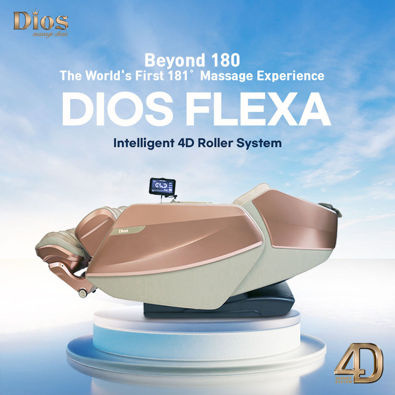 Dios Flexa – World’s First 181° Full-Body Hyper-Extension Stretching Chair | Industry’s Longest 56″ SL-Track