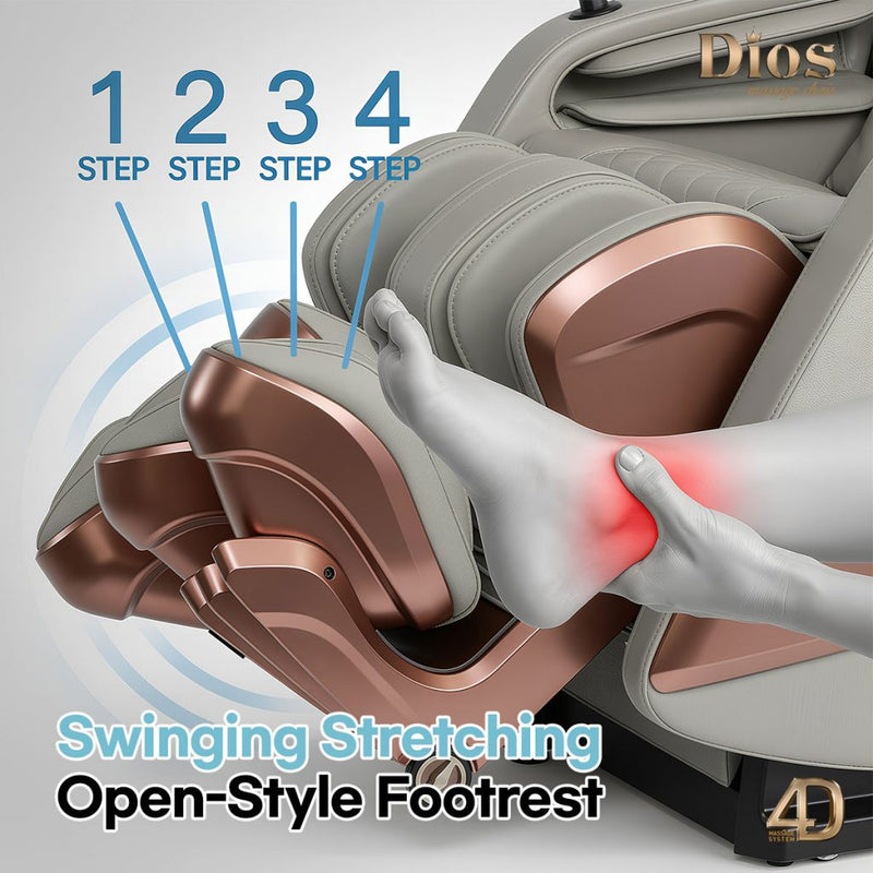 Dios Flexa – World’s First 181° Full-Body Hyper-Extension Stretching Chair | Industry’s Longest 56″ SL-Track
