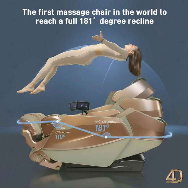 Dios Flexa – World’s First 181° Full-Body Hyper-Extension Stretching Chair | Industry’s Longest 56″ SL-Track