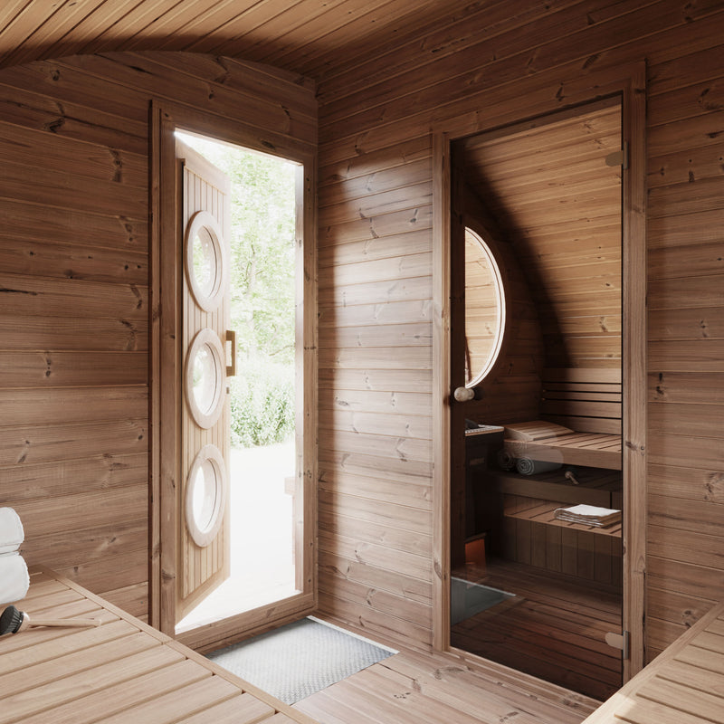 SaunaLife G11 8 Person Garden Series Outdoor Sauna