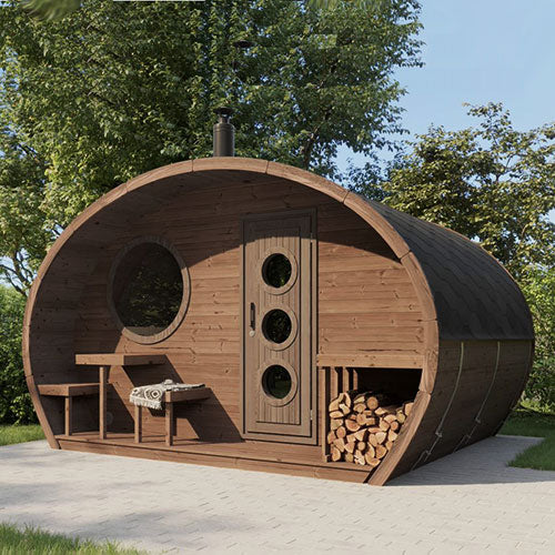 SaunaLife G11 8 Person Garden Series Outdoor Sauna