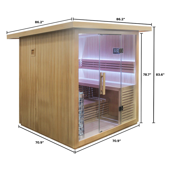 Revive 6 Person Traditional Sauna