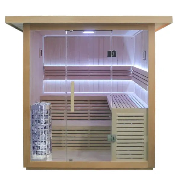 Revive 6 Person Traditional Sauna & Acrylic Plunge