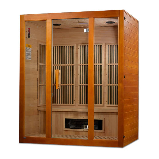 Maxxus 3-Person Low EMF FAR Infrared Sauna Canadian Hemlock