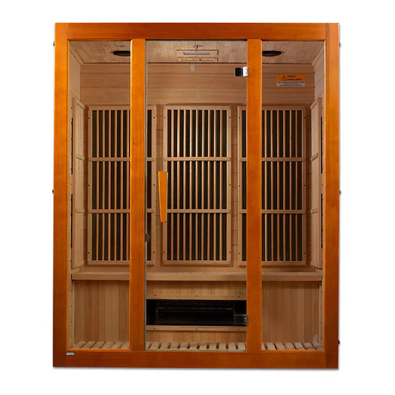 Maxxus 3-Person Low EMF FAR Infrared Sauna Canadian Hemlock