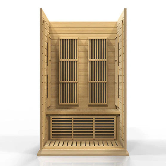 Maxxus 2-Person Low EMF FAR Infrared Sauna (Canadian Red Cedar)
