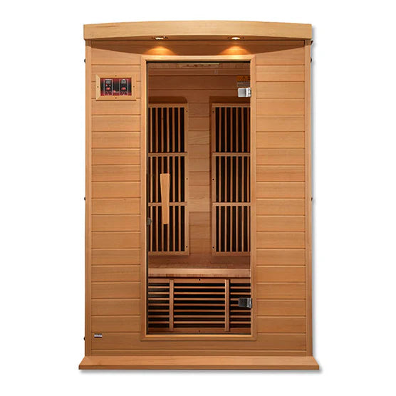 Maxxus 2-Person Low EMF FAR Infrared Sauna (Canadian Hemlock)