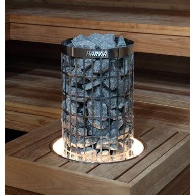 Harvia HPCU2LUL Embedding Flange w/ LED-Lighting for Cilindro Half 6/8kW
