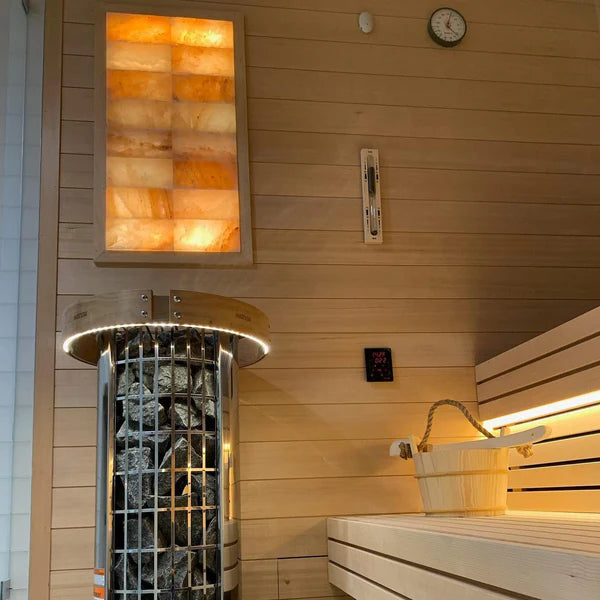 Harvia Cilindro PC80 8 kW Electric Sauna Heater w/ Built-In Controls
