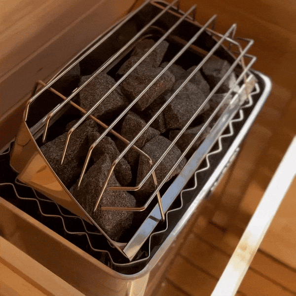 Harvia KIP45B 4.5 kW Electric Sauna Heater w/ Built-in Controls
