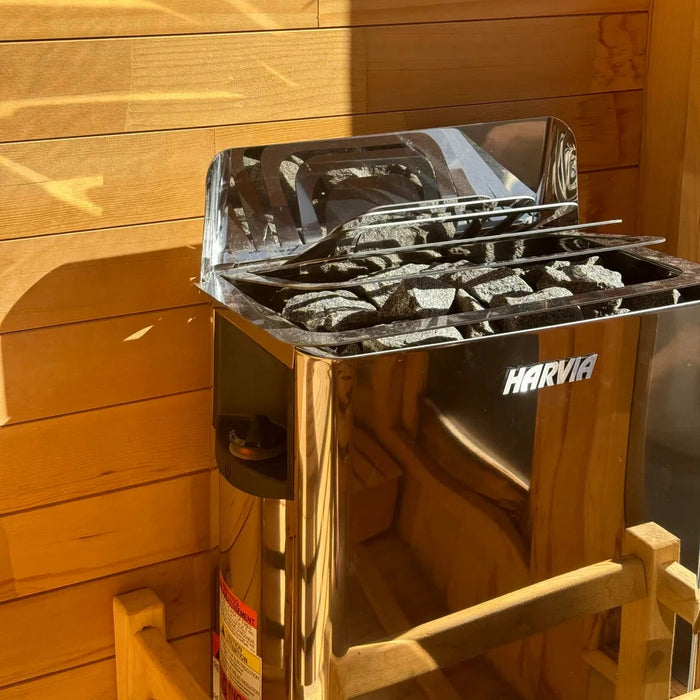 Harvia The Wall SWS80 The Wall Series 8kW Sauna Heater, Stainless Steel