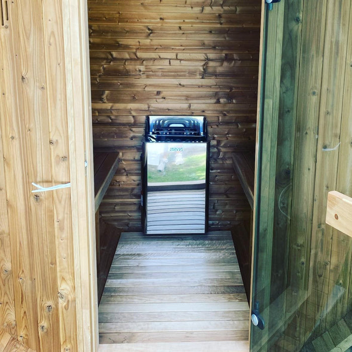 Harvia The Wall SWS80 The Wall Series 8kW Sauna Heater, Stainless Steel