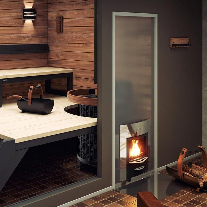 Harvia Legend 300DUO Legend Series Sauna Wood-Burning Stove/Fireplace Combo