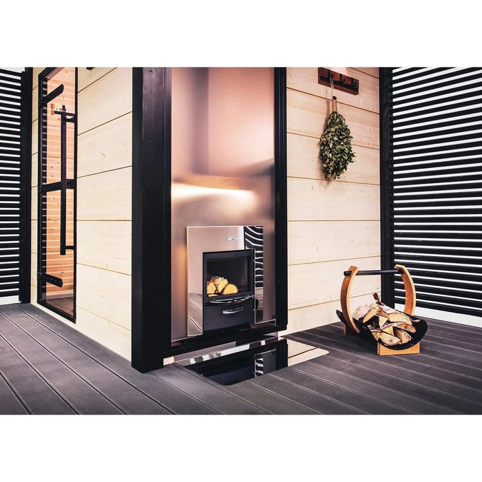 Harvia Legend 300DUO Legend Series Sauna Wood-Burning Stove/Fireplace Combo