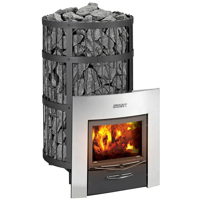 Harvia Legend 300DUO Legend Series Sauna Wood-Burning Stove/Fireplace Combo