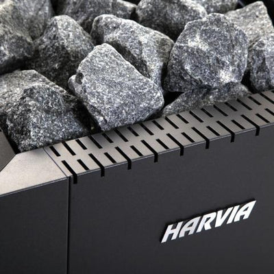 Harvia Linear 16 Black Linear Series 17.9 kW Wood-Burning Sauna Stove