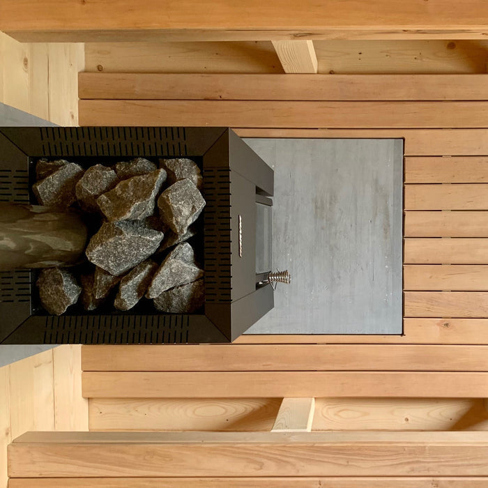 Harvia Linear 16 Black Linear Series 17.9 kW Wood-Burning Sauna Stove