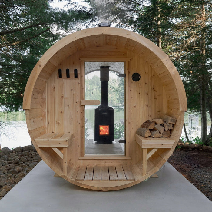 Harvia Linear 16 Black Linear Series 17.9 kW Wood-Burning Sauna Stove