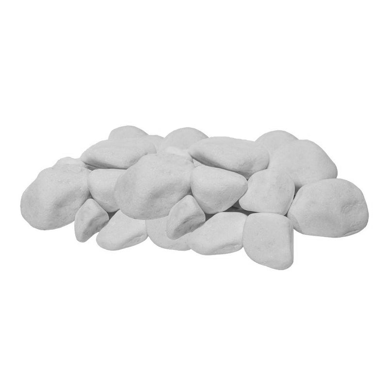 Harvia Decorative White Sauna Heater Stones, Rounded, 5-10cm