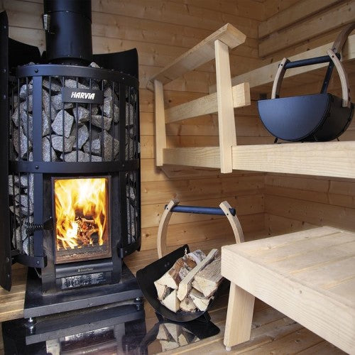 Harvia Protective Bedding SM for Harvia Sauna Stoves, Black