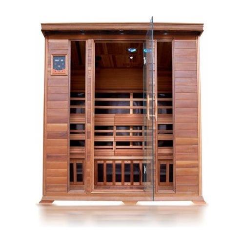 Sunray Sequioa  4-person Indoor Infrared Cedar Sauna