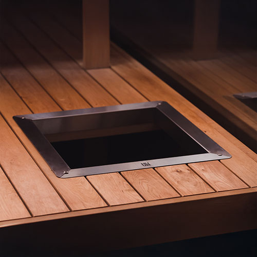 HUUM Embedding Flange for CLIFF/STEEL Series Sauna Heaters