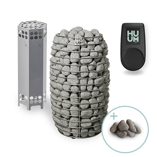 HUUM HIVE Mini 10.6STU Pkg HIVE Mini Series 10.6kW Sauna Heater Package
