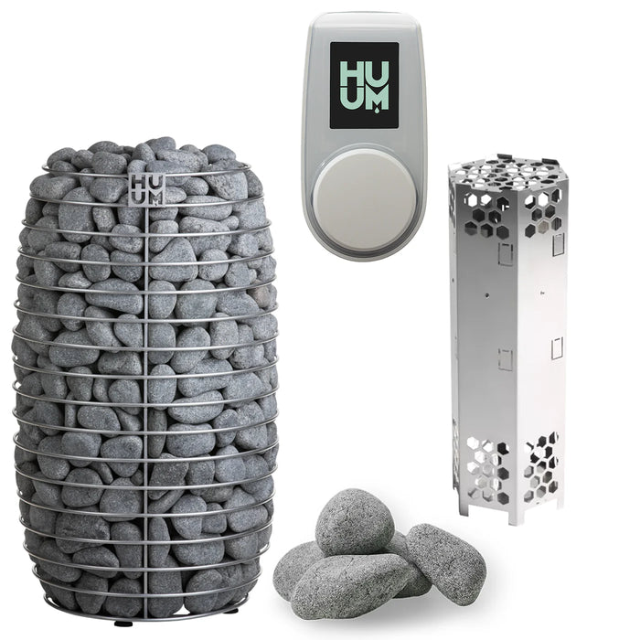 HUUM HIVE Mini 9STU Pkg HIVE Mini Series 9.0kW Sauna Heater Package