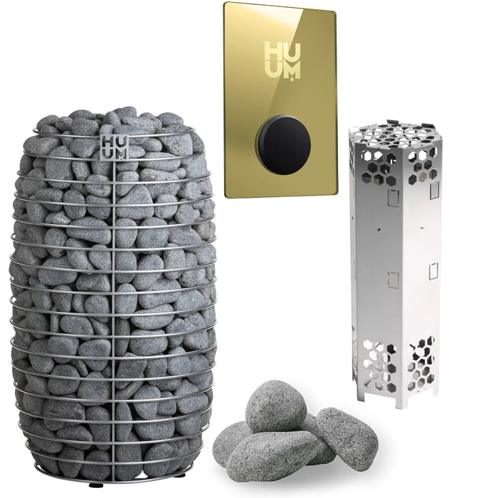 HUUM HIVE Mini 9STU Pkg HIVE Mini Series 9.0kW Sauna Heater Package