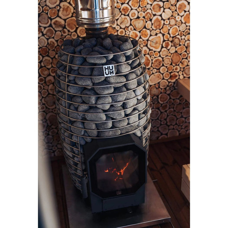HUUM HIVE Flow Mini Wood-Burning Sauna Stove, 8.5kW