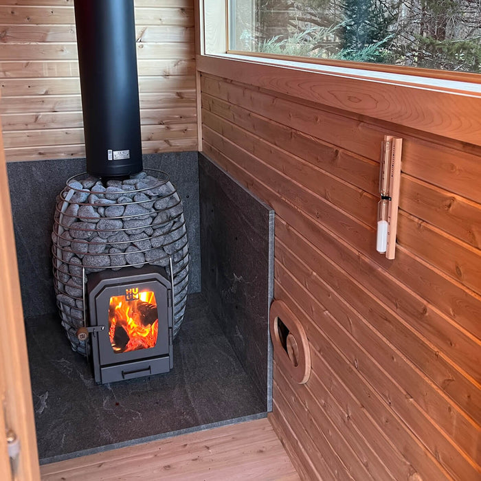 HUUM HIVE Wood 17ST Pkg HIVE Wood Series 17kW Sauna Heater Package