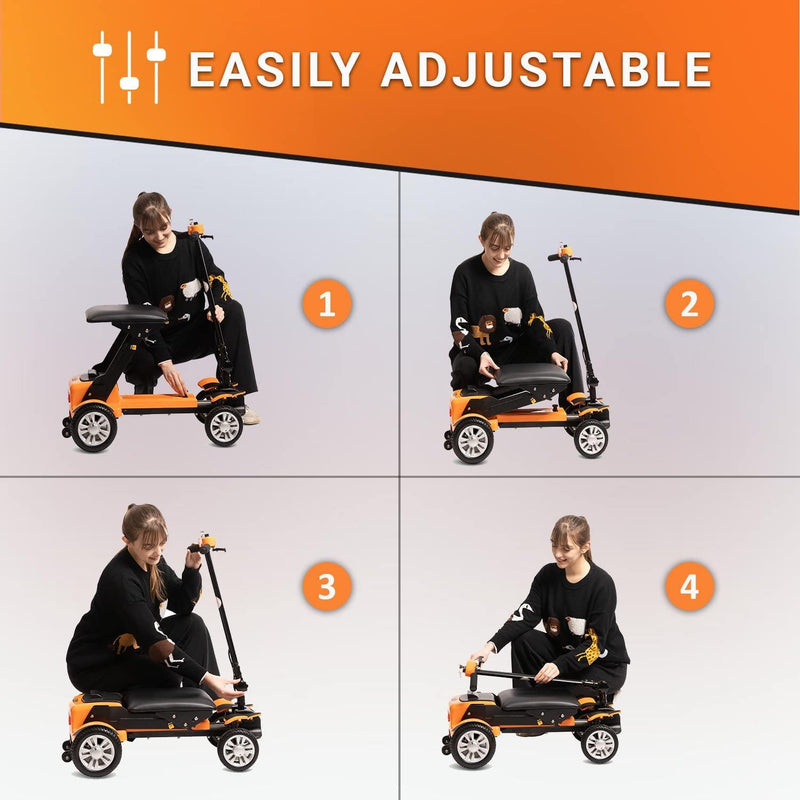 MobiJoe Lightweight Mobility Scooter Compact 4